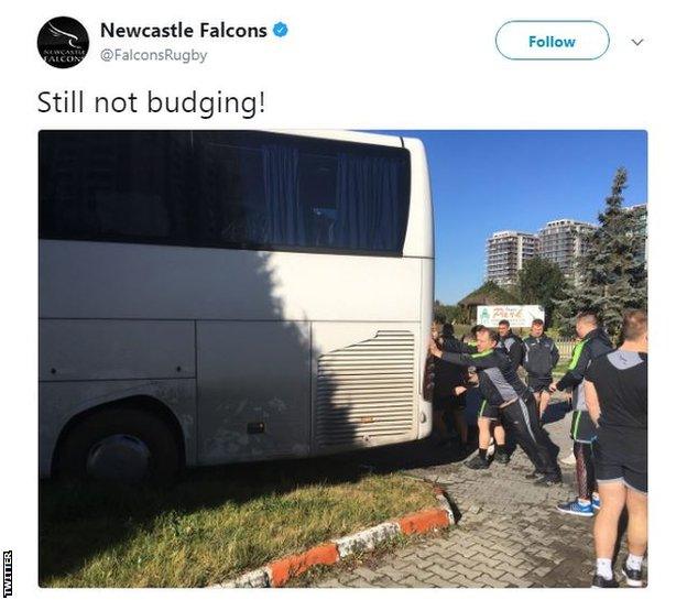 Newcastle Falcons tweet