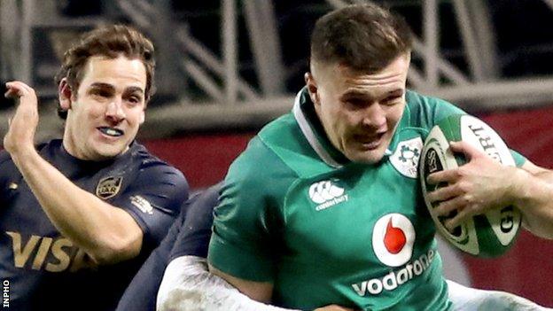 Jacob Stockdale of Ireland