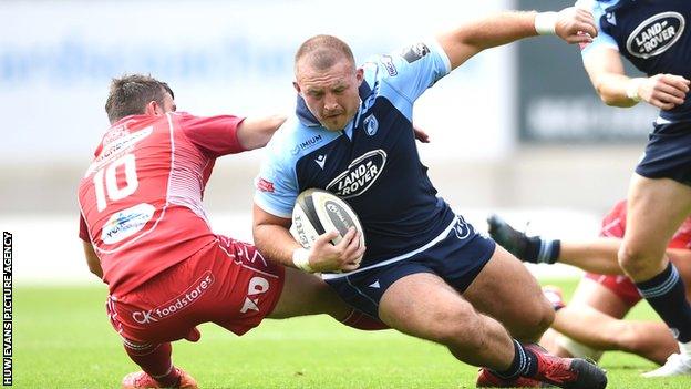 Cardiff Blues prop Dillon Lewis has won 28 caps for Wales