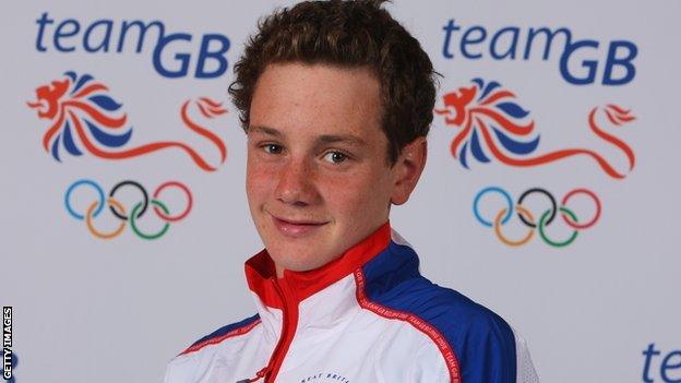 Alistair Brownlee in 2008