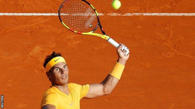 Rafael Nadal beats Karen Khachanov at the Monte Carlo Masters