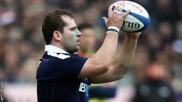 Fraser Brown started four of Scotland's Six Nations matches this season