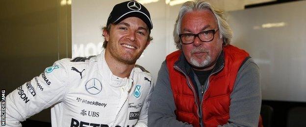 Nico Rosberg and Keke Rosberg