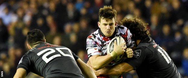 Matt Scott returned to the Edinburgh line-up after missing the World Cup quarter-final through injury