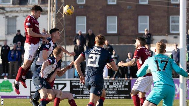 Michael McKenna's header capped Arbroath's comeback from 3-1 down