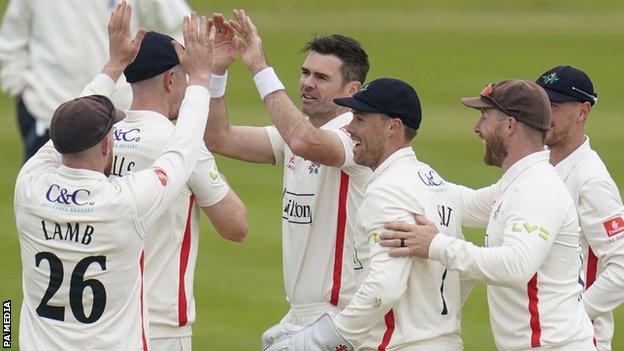 Lancashire celebrate