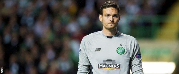 Celtic goalkeeper Craig Gordon