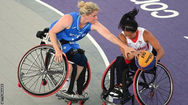 Robyn Love and her Scotland team could not get the better of England in the bronze-medal match