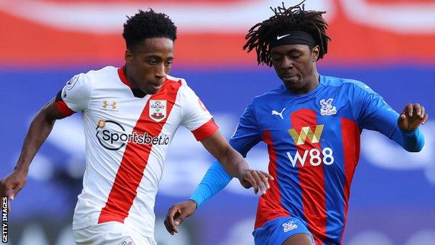 Kyle Walker-Peters and Eberechi Eze