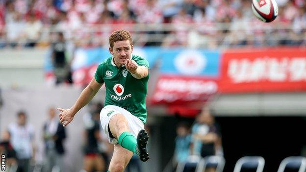 Paddy Jackson made his senior Ireland debut against Scotland in 2013
