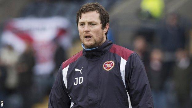 Hearts interim boss Jon Daly