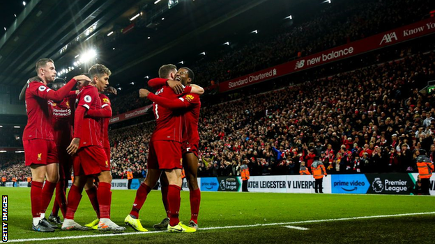 Amazon Prime advertising at Anfield