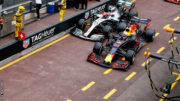 Bottas and Verstappen