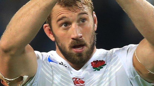 Chris Robshaw captained England 42 times