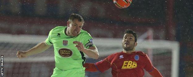 Dani Lopez (right) in action for Aldershot