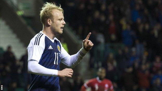 Steven Naismith rescued Scotland with a left-foot finish after poor play from Canada