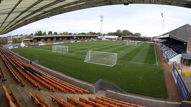 Cambridge United's Abbey Stadium