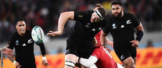 New Zealand lock Brodie Retallick set up their opening try as part of an all-round performance