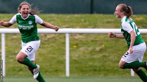 Abi Harrison of Hibs