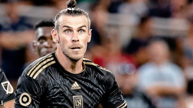 Gareth Bale in action for LAFC