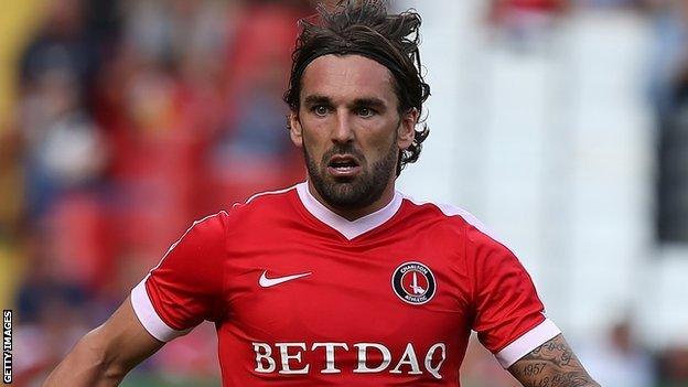 Charlton Player of the year Ricky Holmes