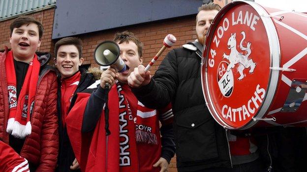 Brora Rangers fans were able to celebrate when they team was awarded the title last season