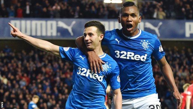 Jason Holt and Alfredo Morelos