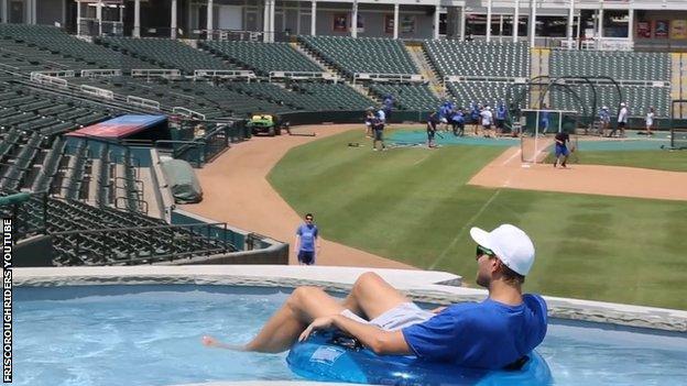 Lazy river at Frisco RoughRiders ballpark