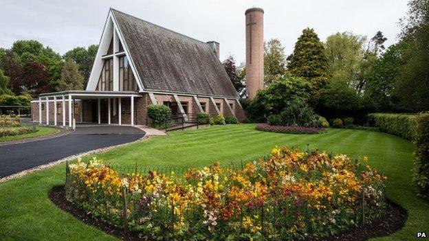 Emstrey Crematorium in Shrewsbury