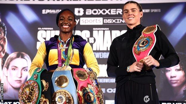 Claressa Shields and Savannah Marshall