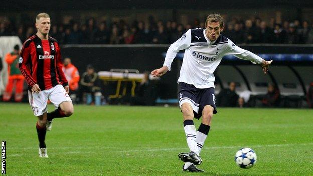 Peter Crouch at the San Siro