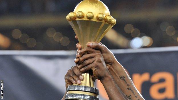 The Africa Cup of Nations trophy