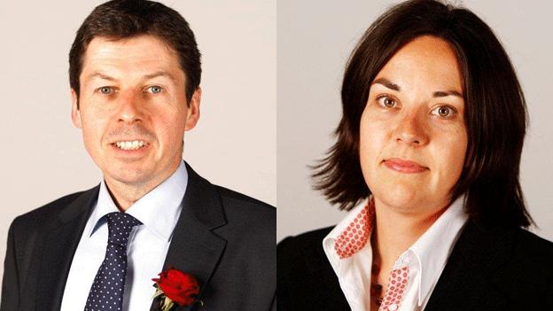 MSPs Ken Macintosh and Kezia Dugdale