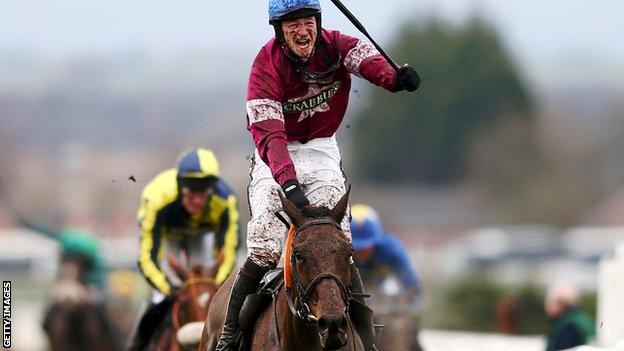 David Mullins won The Grand National in his first ride in the famous race on 33-1 shot Rule The World