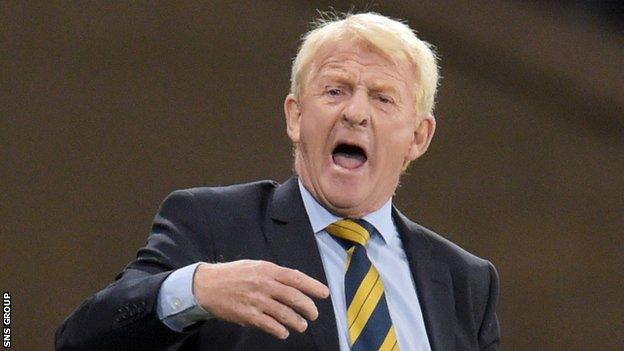 Scotland manager Gordon Strachan