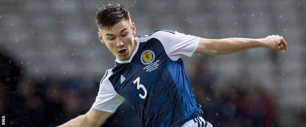 Scotland debutant Kieran Tierney