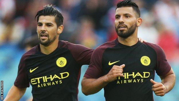 Nolito and Sergio Aguero