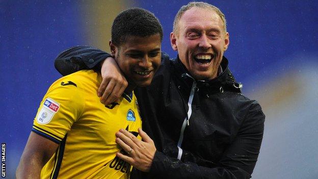 Rhian Brewster and Steve Cooper