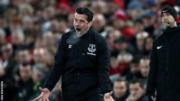 Everton manager Marco Silva