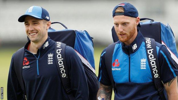 Chris Woakes (left) and Ben Stokes