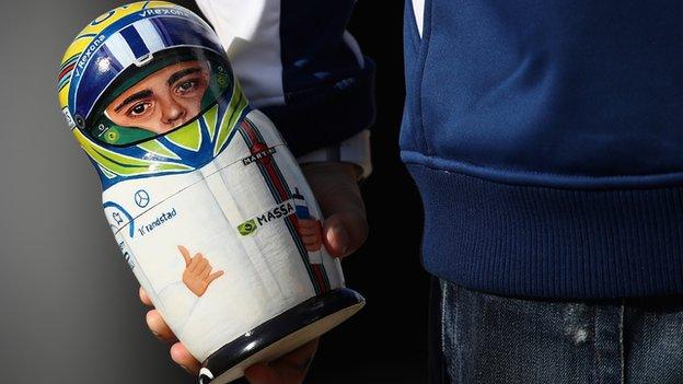 Felipe Massa doll