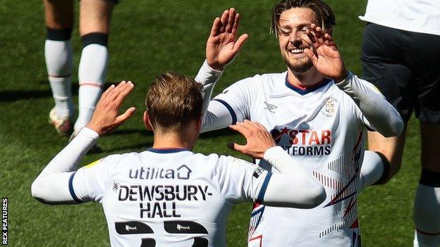 Luton Town celebrate