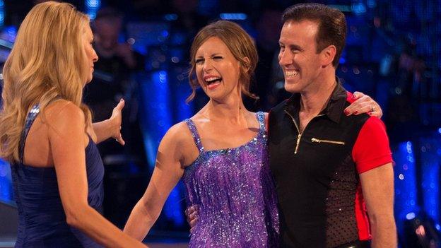 Katie Derham and Anton du Beke