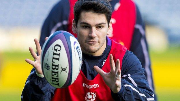 Scotland scrum-half Sam Hidalgo-Clyne