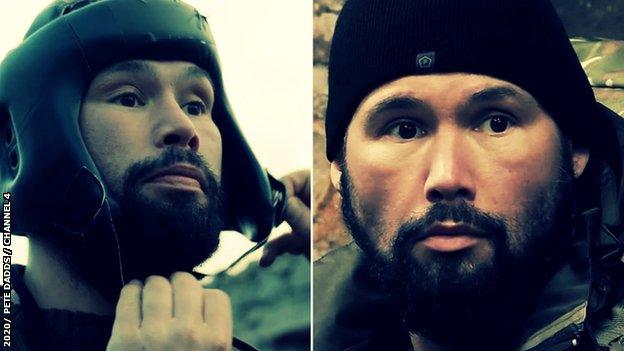 Tony Bellew in a boxing match in SAS Who Dares Wins