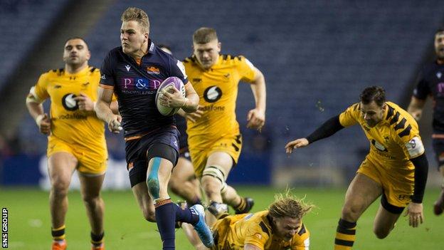 Duhan van der Merwe scored two tries in the win over Wasps