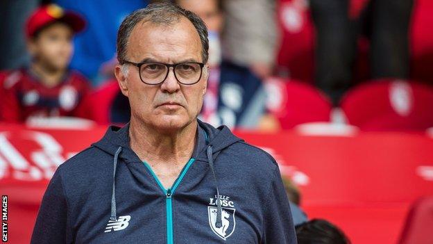 Lille head coach Marcelo Bielsa