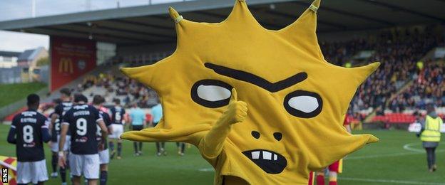 Partick Thistle mascot Kingsley