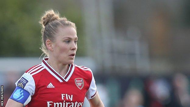 Leonie Maier played 25 games across two seasons with Arsenal before leaving the club earlier this summer