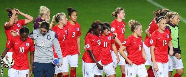 England celebrate after full-time